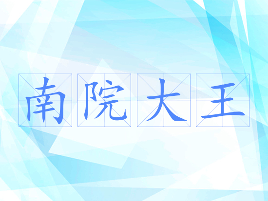 南院大王